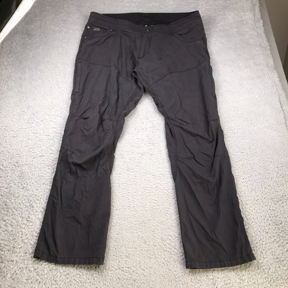 Kuhl Konfidant Air Pants Mens 40 (41x31) Gray Vented Cargo Performance Hiking